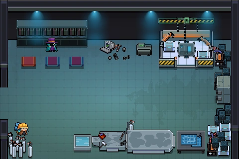 Workshop in the lobby